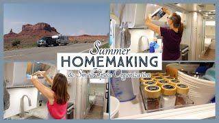 SUMMER HOMEMAKING  Small Space Cleaning & Organizing  Utah Vacation Highlights