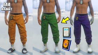 *NEW* SOLO HOW TO GET GREEN JOGGERS WITH IAA BADGE IN GTA 5 ONLINE AFTER PATCH 1.68