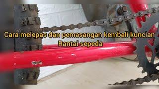 Cara melepas sambungan rantai sepeda bmx