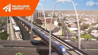 Melbourne Airport Rail – Albion flyover and station works