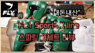 플라이 X 라인 스파링 세트헤드기어 슈퍼레이스 글러브 낭심보호대 리뷰 FLY Sports X line ReviewHeadgear Gloves Groin guard