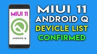 MIUI 11 ANDROID Q UPDATE DEVICE LIST  No Android Q For Redmi Note 5 Pro