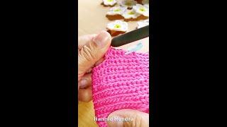 Simple Herringbone Stitch #crochet #short #diy