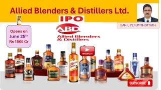 283-- Allied Blenders and Distillers Limited IPO - Stock Market for Beginners video.