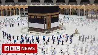 Coronavirus Scaled back Hajj pilgrimage begins in Saudi Arabia - BBC News