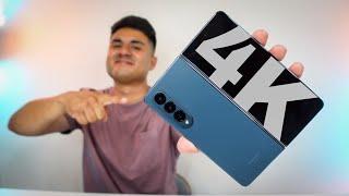 Samsung Galaxy Z Fold 4 FULL 4K Video Test