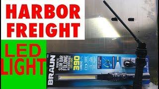 Tool Time Harbor Freight Braun LED Light Review
