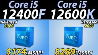 i5-12400F vs. i5-12600K  How Much Performance Difference?