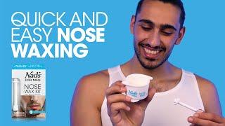 How to Use Nads for Men Nose Wax  Demo Video  Step by Step Tutorial for Waxing at Home