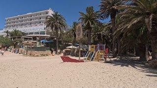 Cala Piques Beach Menorca Spain 4k Walking Tour and Cala En Blanes Hotel close to Binimar Hotel