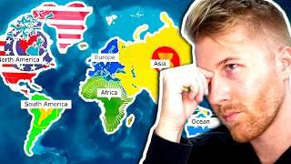 The Strongest Continent According to YouTube Shorts...