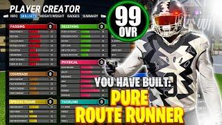 *FIRST* OFFICIAL ESG FOOTBALL 24 WR BUILD PURE ROUTE RUNNER THIS IS INSANE ESG 24 GAMEPLAY