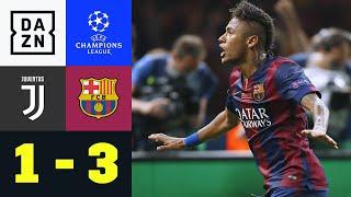 Barca-Triumph dank Neymar Suarez & Rakitic Juventus - Barcelona 13  UEFA Champions League  DAZN