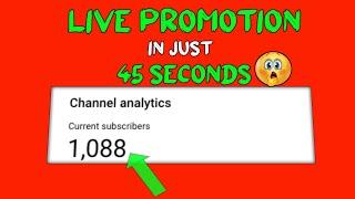 Live Promotion ।। #live #Promotion