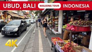 Explore Ubud Bali Today  Downtown Walking tour  Bali Indonesia 2024 4K