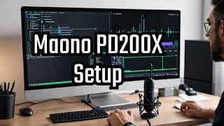 Unlock the Ultimate Audio Quality Maono PD200X Setup with OBS