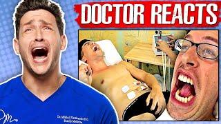 Doctor Reacts To Try Guys  Labor Pain Simulator