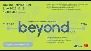 beyond.aco  Architecture across Continents 2023