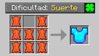 LA NUEVA DIFICULTAD de SUERTE en MINECRAFT  MINECRAFT pero ALEATORIO