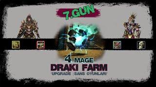 Knight Online  4 Mage ile Draki Farm  Upgrade - Monster Stone - Shell Kırdırma...  #7Gün