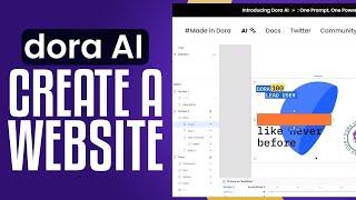 How To Use Dora AI To Create A Website  Dora AI Tutorial 2024