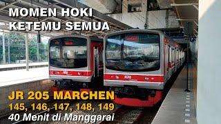 SEMUA JR 205 MARCHEN di Stasiun Manggarai Hanya Dalam 40 Menit