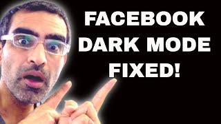 FIX Facebook Dark Mode Not Working 