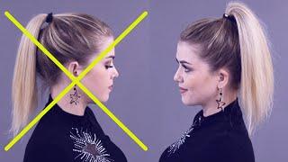 ДЕЛЮСЬ СЕКРЕТОМ КАК СДЕЛАТЬ КРАСИВЫЙ ОБЪЕМНЫЙ ВЫСОКИЙ ХВОСТ  EASY VOLUME PONYTAIL