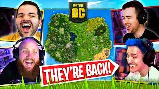  FORTNITE OG MAP W NINJA DRLUPO TIMTHETATMAN AND COURAGEJD