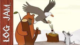 The Eagle - funny cartoons  Log Jam series