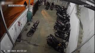 Tertangkap CCTV Maling Gasak Dua Motor Sekaligus - JEJAK PERISTIWA