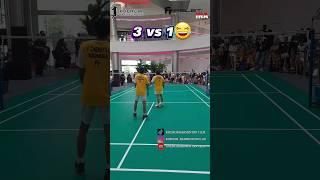 moment kocak ketika neng mawar pindah lapangan#funnyvideo #funnybadminton #nengmawar