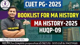 CUET PG -2025 Booklist for Cuet Pg MA History 2025  Important BooksHow to prepare for MA History