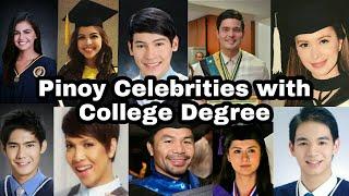 Filipino Celebrities with College Degree