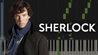 Sherlock Main Theme  Easy Piano Tutorial