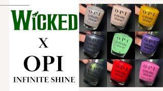 OPI Infinite Shine x Wicked Holiday 2024 Collection  Swatch & Review