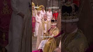 HM King Charles III formally crowned  #CoronationOnTheBBC #Coronation #KingCharlesIII #RoyalFamily