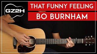 That Funny Feeling Guitar Tutorial Bo Burnham Guitar Lesson Easy Chords