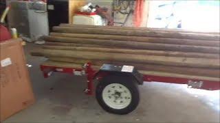 Harbor Freight Tools Haul Master 4 X 8 Trailer 1750 lbs Capacity Part # 62647 Part 2 of 2