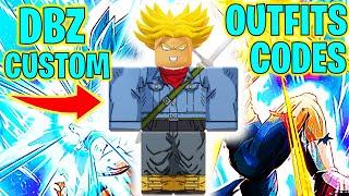 ⭐NEW DRAGON BALL Z CUSTOM OUTFITS CODES⭐