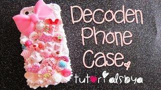  How to Decoden a Phone Case  {Making of Pink Sweets Case}