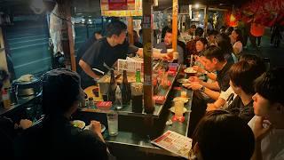 Foreign Exchange Student run Yatai in Fukuoka Japanese Food Stall