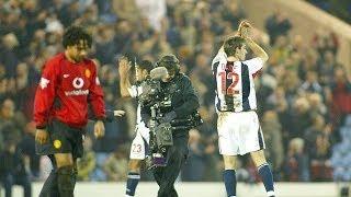 West Bromwich Albion 2 Manchester United 0 - League Cup Fourth Round - December 2003