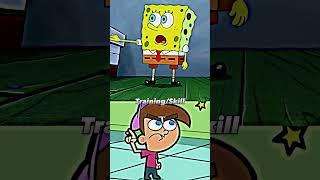 SpongeBob vs Timmy Turner #spongebob #vs #fairlyoddparents #timmyturner #1v1 #nickelodeon