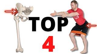 Top 4 Hip Strength & Stability Exercises NO MORE HIP PAIN