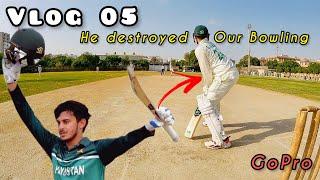 SAAD BAIG U19 Captains Brilliant Inning Against US  #cricket #gopro #views #vlog