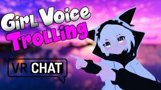 Girl Voice Trolling On VRChat 