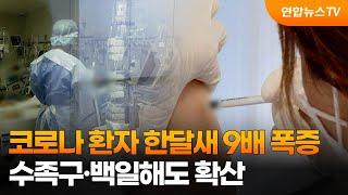 코로나 환자 한달새 9배 폭증…수족구·백일해도 확산  연합뉴스TV YonhapnewsTV