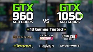 GTX 960 4GB vs GTX 1050 Ti  13 Games Tested