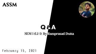 Q&A  By Ramprasad Dutta  February 15 2021